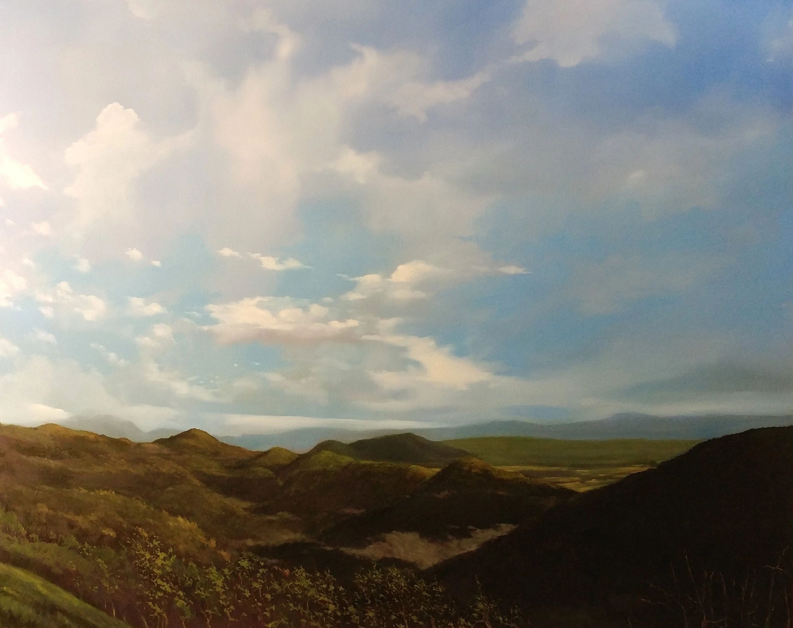 Jamestown Series painting by Christopher Burch, oil on canvas